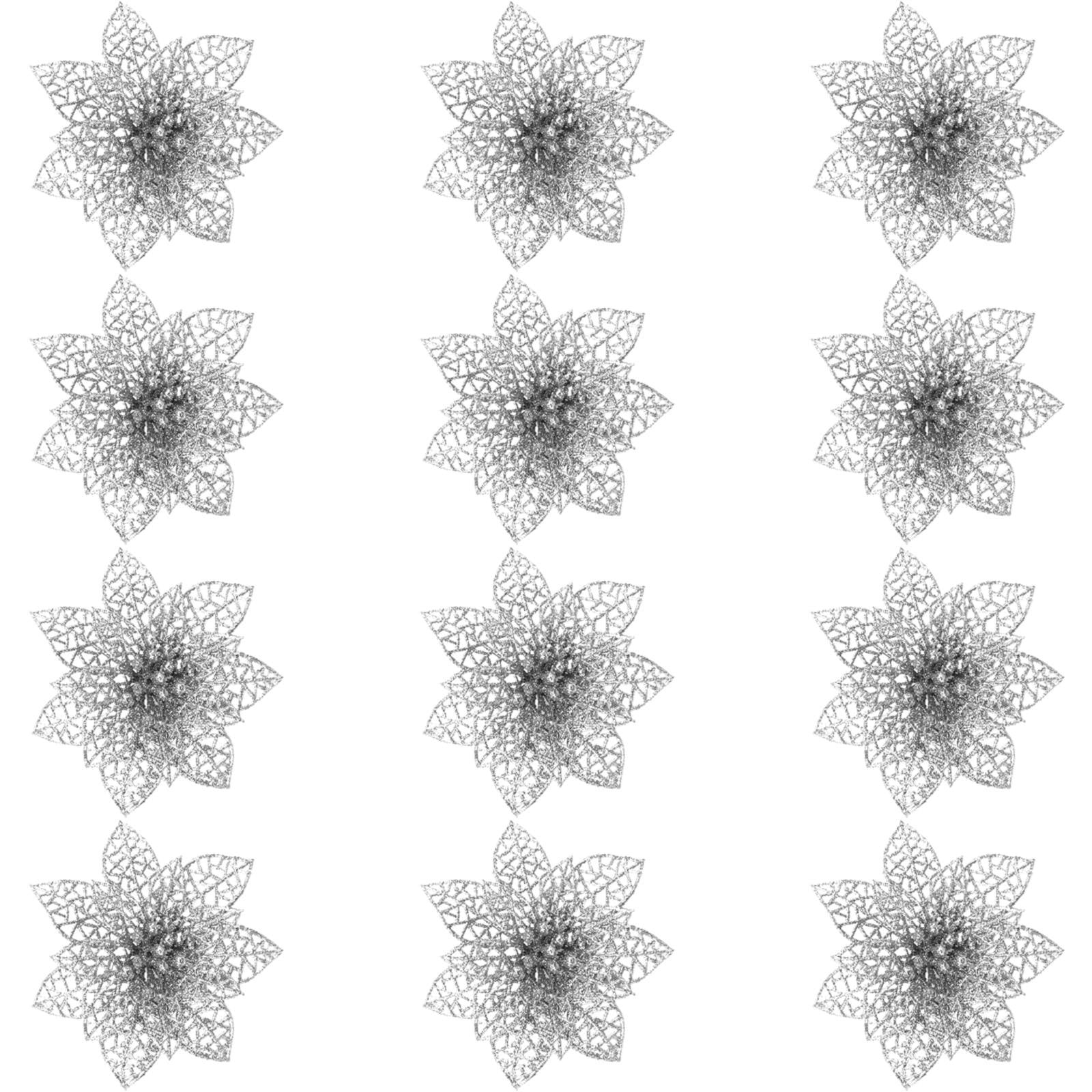 Artificial Flowers 15cm Christmas Tree Wreath Decoration Party