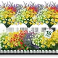 thumbnail image 1 of Artificial Flowers, 16 Bundles Fake Flowers for Outdoor UV Resistant Faux Plants No Fade Lavender Daisy Flowers Greenery Shrubs Home Wedding Porch Cemetery Indoor(Purple,Yellow,White), 1 of 5