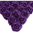 thumbnail image 1 of Artificial Flowers, 25pcs Foam Glitter Roses Glitter Foam Rose Foam Rose with Stem for DIY Wedding Bridal Bouquet Home Party Christmas Decoration(Silver), 1 of 5