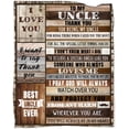 thumbnail image 1 of Dad Gifts from Daughter, Birthday Gifts for Dad Blanket 50''x60 from Daughter Blanket Christmas Soft Cozy Flannel Throw Blanket Happy Birthday Dad, 1 of 5