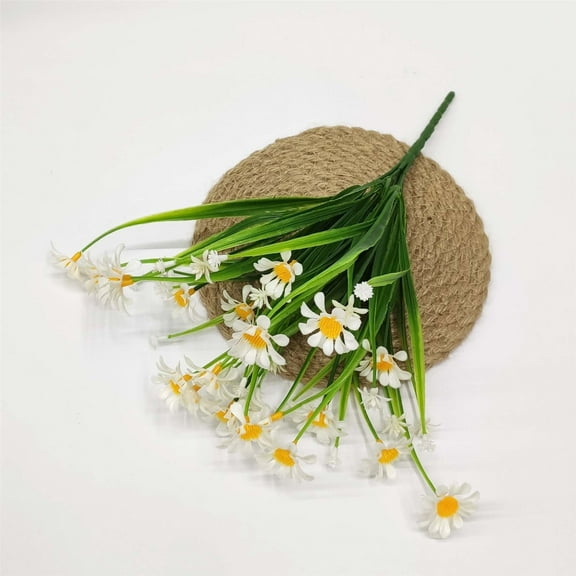 Artificial Flowers under $5! Cagogo Artificial Flowers, 1 Bundle Simulated Daisy Chrysanthemum, Fake Flowers for Home Decoration, No Fade Floral Arrangements for Indoor Outdoor