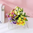Artificial Flowers 6 Bundles Artificial Flower Silk Daisy Wildflowers