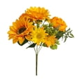 thumbnail image 1 of Artificial Flowers, 6 Head Fake Flowers Sunflowers Small Silk Flowers Faux Florals Arrangements Fake Bouquet for Home Decor Indoor Table Centerpiece Bridal Wedding Decor 12.6", 1 of 8