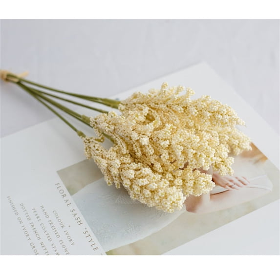 Artificial Flowers 6 Stems Per Bundle Pe Fake Flower Bouquets For Home Decoration Diy Vases Centerpieces Wedding Party Decor 30Cm