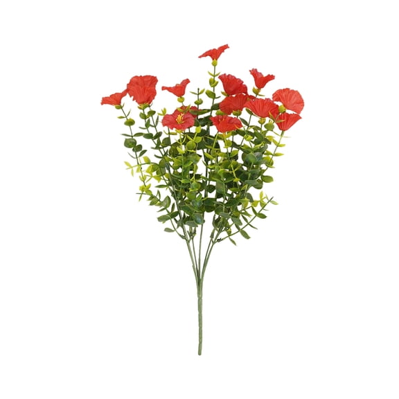 Artificial Flowers 7 Forks Leaves Morning Home Decoration Wedding Bouquet Outdoor Courtyard Decorative Flowers