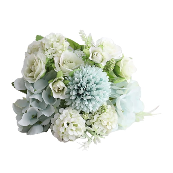 Artificial Flowers Artificial Flowers Bouquet Peony Silk Hydrangea Wildflowers Arrangements With Stems For Wedding Home Centerpieces Decor