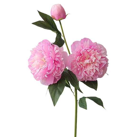 Artificial Flowers Artificial Peony and White Flowers Arrangement for Home and Hotel Table Decor, A Lifelike Jade Peony