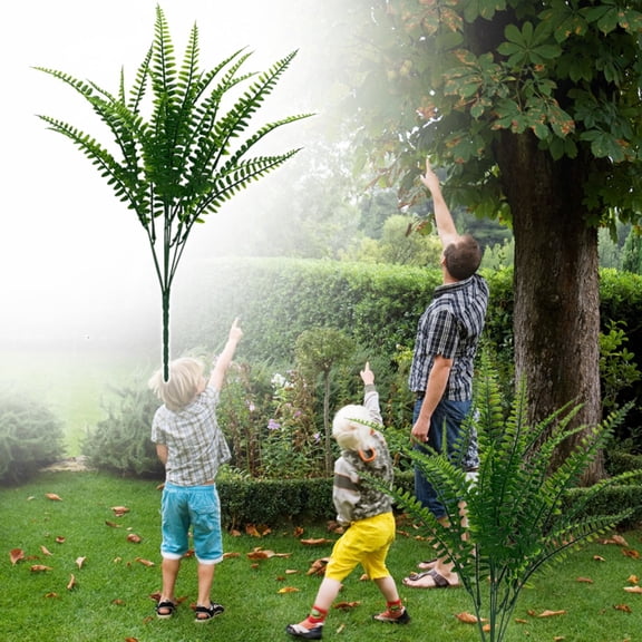 Artificial Flowers Bouquet,Simulate Persian Plants Green Plant Walls Decorative Flowers Plants Green Leaves Autumn Ferns And Bundles That Do Not Wither