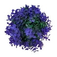 thumbnail image 1 of Artificial Flowers Bouquet, Weather Resistant Eco-Friendly Artificial Flower for Wedding Garden Party Home Decor 7.9Inch Purple, 1 of 7