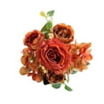 thumbnail image 1 of Artificial Flowers Bouquet with Stems Elegant Floral Plant Decoration for Wedding Centerpieces Home Kitchen Table Arrangements Valentines Bouquet, 1 of 3
