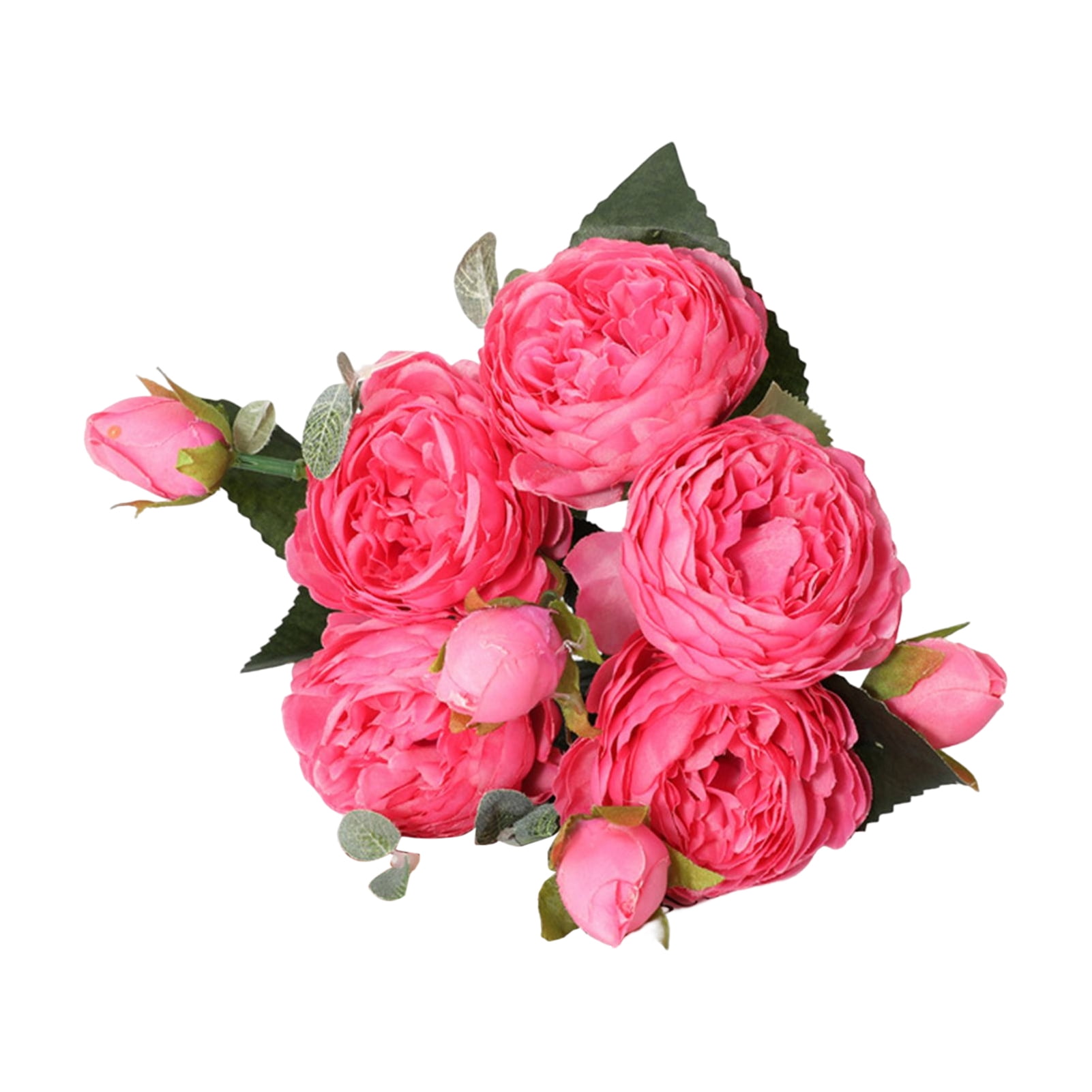 Artificial Flowers Bouquets of Peony Realistic Fake Flower Arrangement is Suitable for Home Decoration of Bridal Bouquet, Living Room Dining Table
