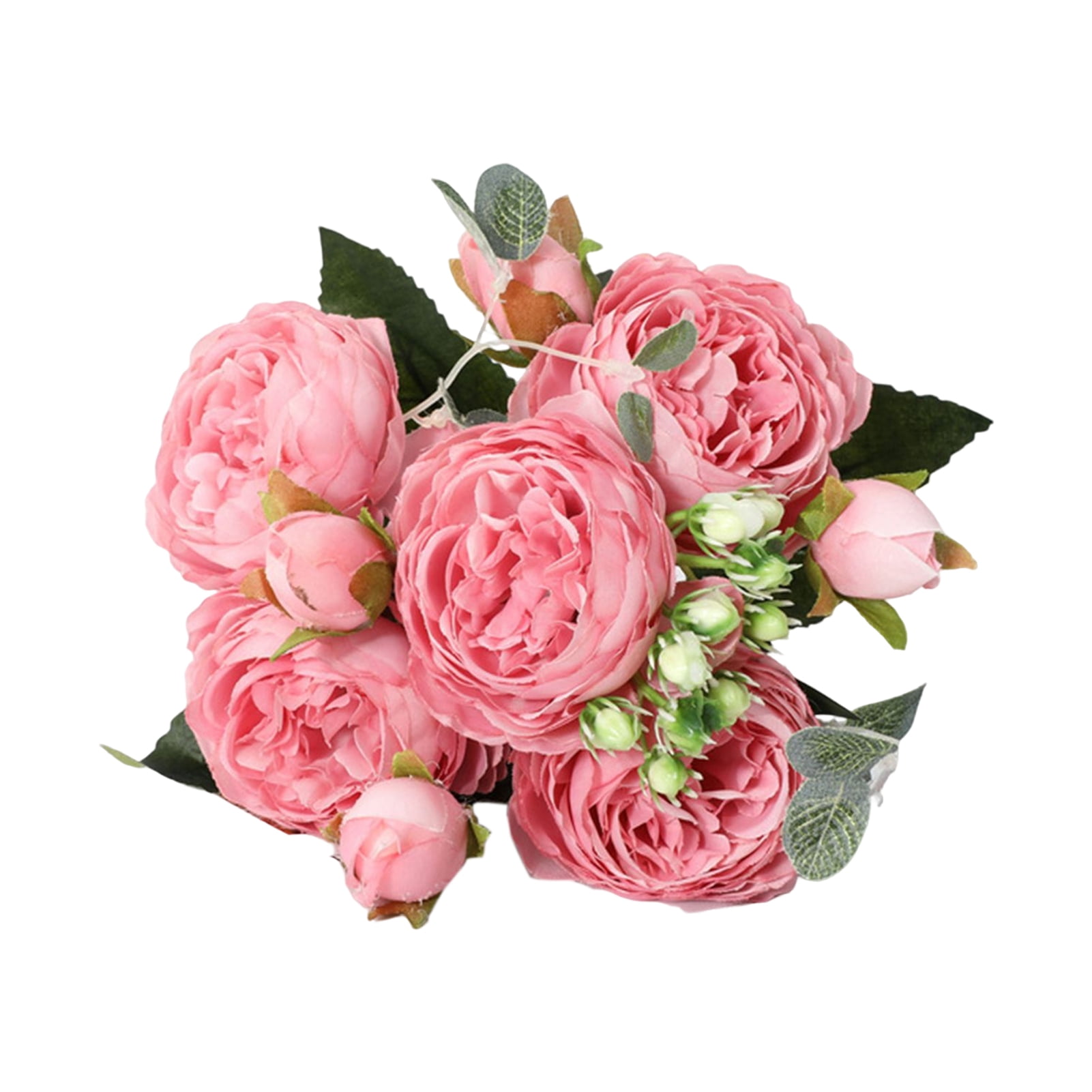 Artificial Flowers Bouquets of Peony Realistic Fake Flower Arrangement is Suitable for Home Decoration of Bridal Bouquet, Living Room Dining Table