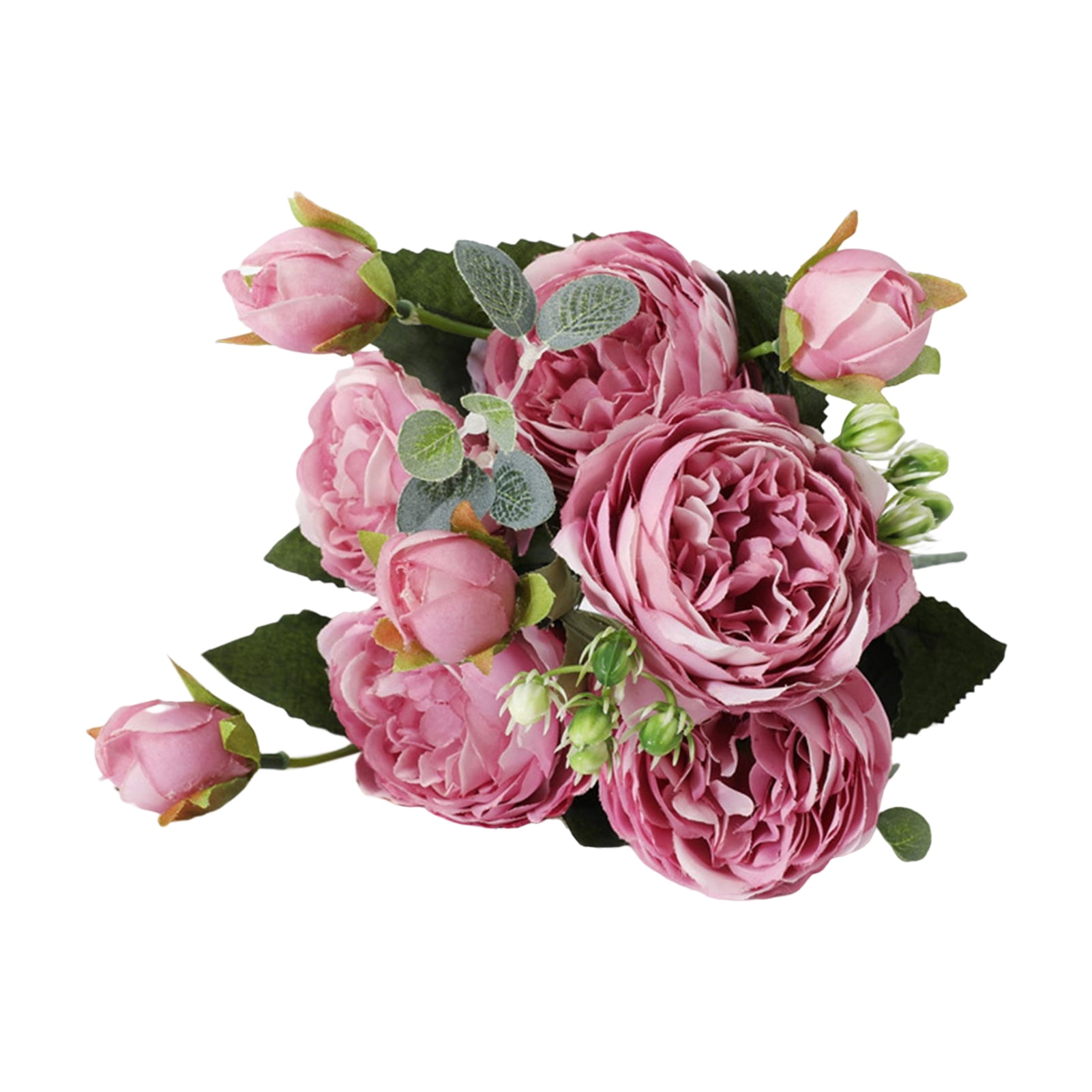 Artificial Flowers Bouquets of Peony Realistic Fake Flower Arrangement is Suitable for Home Decoration of Bridal Bouquet, Living Room Dining Table