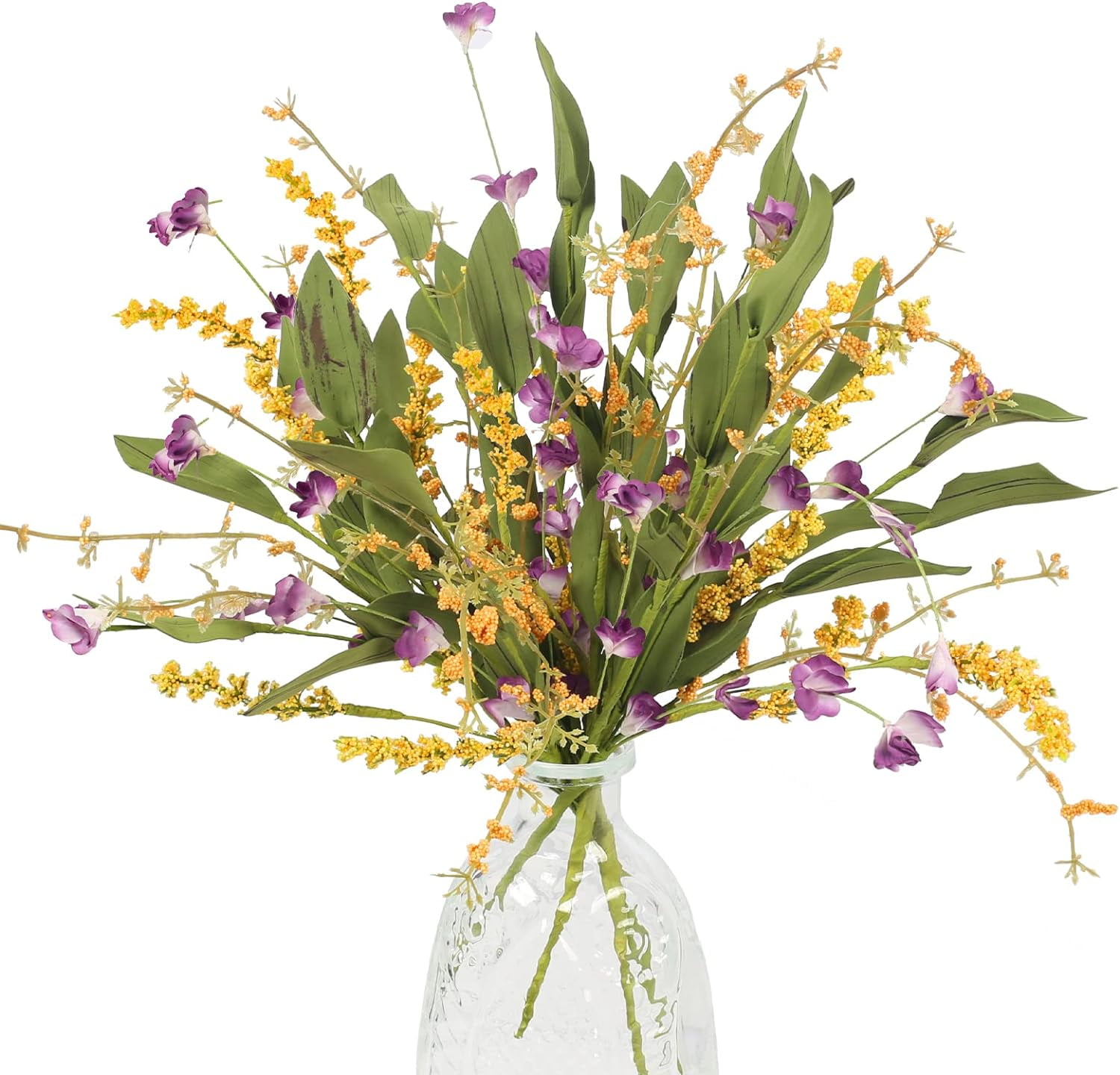 Artificial Flowers Bundles Spring Artificial Greenery Shrubs Floral ...