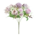 thumbnail image 1 of Artificial Flowers Bush, Flowers Artificial Peonies, Fake Peony, Artificial Silk Hydangea, Faux Flowers Arrangements for Wedding Home Party Outdoor Decoration, 1 of 7
