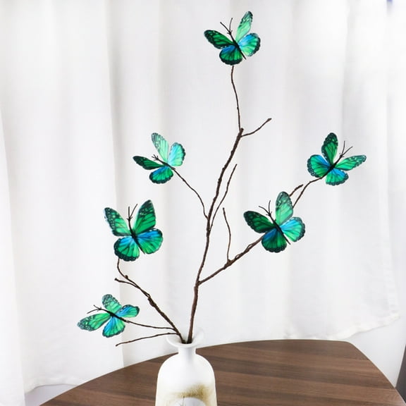 Artificial Flowers Butterflies Artificial Flowers Interior Decorations No Fading Bouquets Holiday Gifts Girlfriend Gifts Party Decorations Wedding Fake Flowers