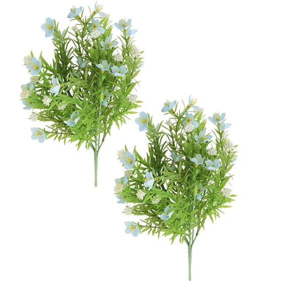 Artificial Flowers Cemetery Flower, Memorial Bouquet for Graves, Plastic Daisy Arrangements for Window Boxes, Home Table Centerpieces, Hanging Outdoor Decor,2pc