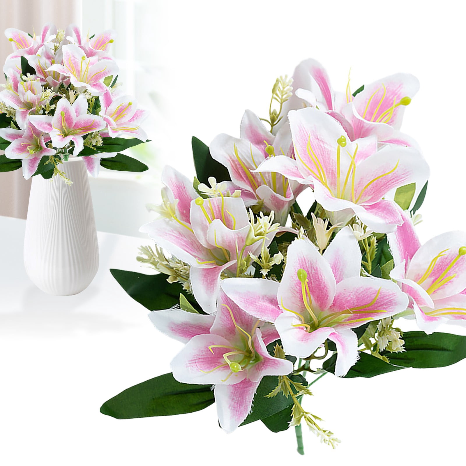 Artificial Flowers Cemetery Flower, Plastic Memorial Bouquet for ...