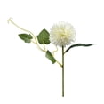 thumbnail image 1 of Artificial Flowers Chrysanthemum Ball, Silk Floral Arrangement Fake Flowers Bouquet Long Stem Hydrangea for Home Office Coffee House Parties and Wedding Decor (White A,1Pc), 1 of 8
