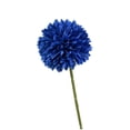 thumbnail image 1 of Artificial Flowers Chrysanthemum Ball, Silk Floral Arrangement Fake Flowers Bouquet Long Stem Hydrangea for Home Office Coffee House Parties and Wedding Decor (Dark Blue,1Pc), 1 of 8