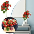 Artificial Flowers Clearance! Meiiso 2Pcs Strawberry Floral Arrangement