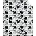 thumbnail image 1 of Cat Book Flannel Fleece Blanket Throw Couch Microfiber Soft Cozy Lightweight Luxury Bed Blanket for Pet, 1 of 5
