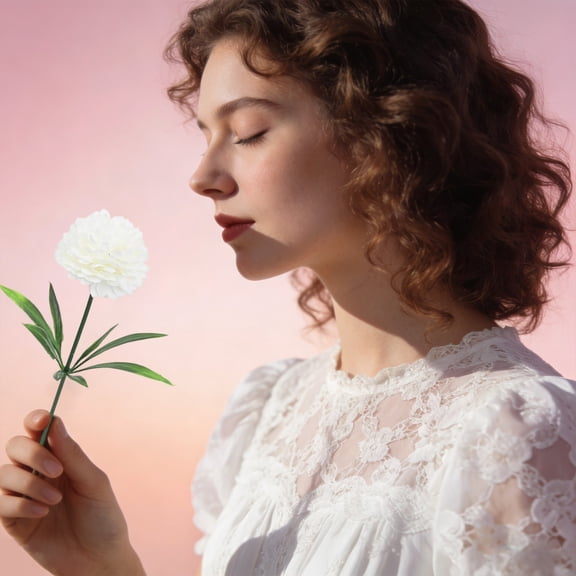 Artificial Flowers, Dandelion, Hyacinth, A, White, the Dandelion Flower Xinzi Can Decorate Your Home and Make Your Frame Look Even More