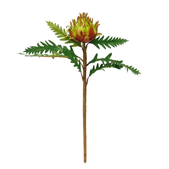 Artificial Flowers Decoration Artificial Thistle Flower Bouquet Artificial Spray Eryngiums Plants Rustic Thistle Simulation Sea Holly for Wedding Home Decoration Artificial Flowers Fake Flowers