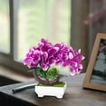 thumbnail image 1 of Artificial Flowers For Decoration Fake Flowers Simulation Flower Pot Simulation Flower Bouquet Living Room Table Flower Arrangement Flower Decoration Vase Potted Plant, 1 of 6