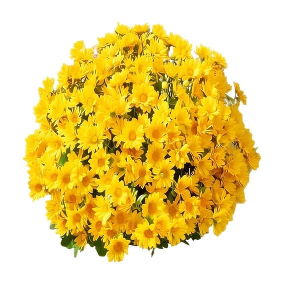 Artificial Flowers Fade Resistant Outdoor Sunset Plants, Realistic Waterproof Floral For Front Door Porch Patio Balcony, 5 Pcs