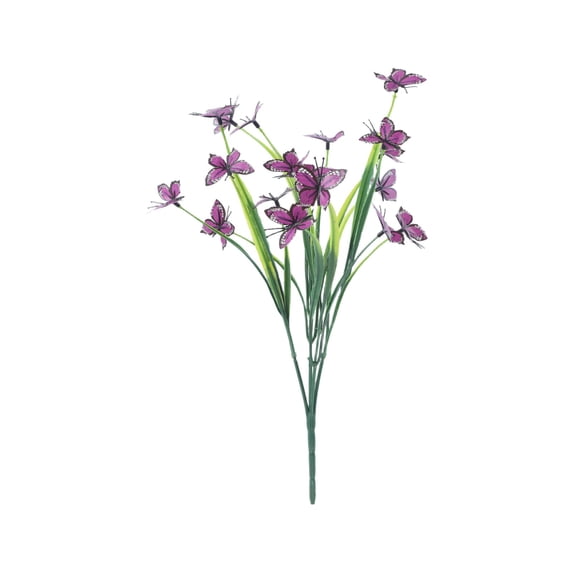 Artificial Flowers, Fake Flower With Butterfly, Silk Floral Picks for Living Room, Table Centerpiece, Wedding Decoration, Party Scene Arrangement Art