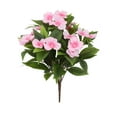 thumbnail image 1 of Artificial Flowers Fake Flowers Plastic Flowers 1 PC 15 Inch Artificial Impatiens Bouquet Realistic Silk Flowers for Vase Home Kitchen Table Centerpieces Wedding Party Decor, 1 of 7