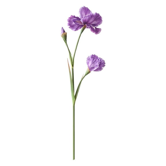 Artificial Flowers Fake Flowers Plastic Flowers 1 PC 30 Inch Artificial Iris Bouquet Realistic Silk Flowers for Vase Home Kitchen Table Centerpieces Wedding Party Decor