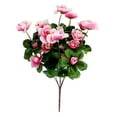 thumbnail image 1 of Artificial Flowers, Fake Indoor Rhododendron Decor for Wedding Party, 13.8-Inch, Watermelon, 1 of 4