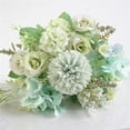 thumbnail image 1 of Artificial Flowers Fake Peony Silk Mini Plastic Bridal Flowers for DIY Wedding Bouquets Home Decorations 1 Pack(Green), 1 of 3