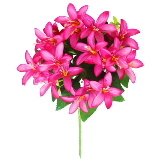 Artificial Flowers, Bouquet for Home Decor, 1 Pack Spring Table Centerpiece, Flowers for Valentine's Day and Mother's Day Gift, Realistic Silk Floral Arrangement, 14.17x9.84 Inch