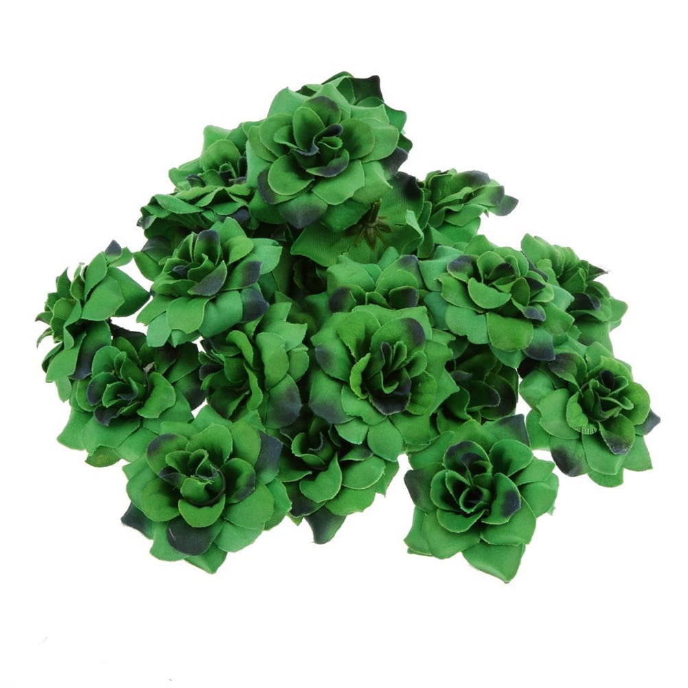 Artificial Flowers Flower Heads Rose Head Silk Fake Roses Crafts Bulk
