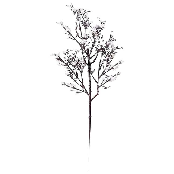 Artificial Flowers Full of Star Flowers Dried Bouquet Plastic Artificial Flower for Bridal Wedding Arrangement Table Centerpiece Decor Restaurant Decoration, 1Pc, Multicolor(White,19.3x7.8")