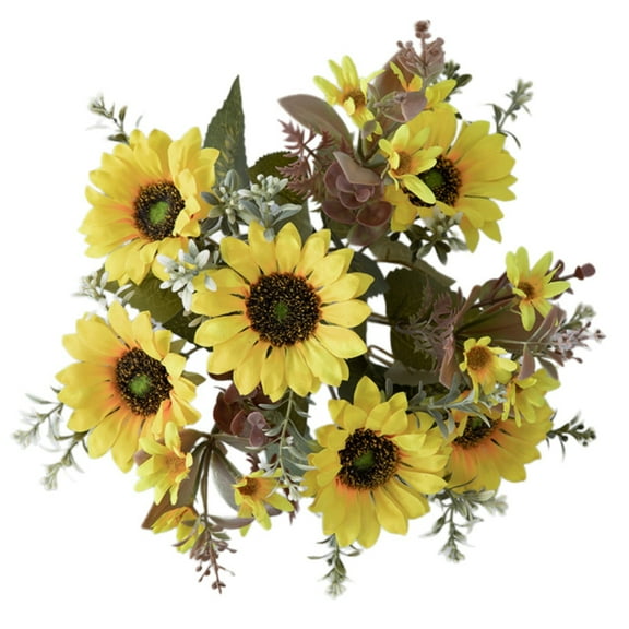 Artificial Flowers Gardening Home Decoration Artificial Flowers Artificial Sunflowers Event Decoration Hand Bouquets