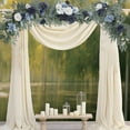 thumbnail image 1 of Artificial Flowers Garland,Spring Eucalyptus Garland Fake Flower Rose Vine Greenery Garland Decorative Wall Hanging Plant for Wedding Spring Home Party Craft Art Table Runner Decor, 1 of 6
