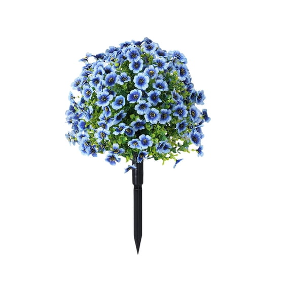 Artificial Flowers With Ground Spikes, 2026 New Exquisite Artificial Flowers For Outdoors, Garden Stake Faux Greenery Shrubs Garden Accessories, Fake Flowers For Lawn Yard G-Arden
