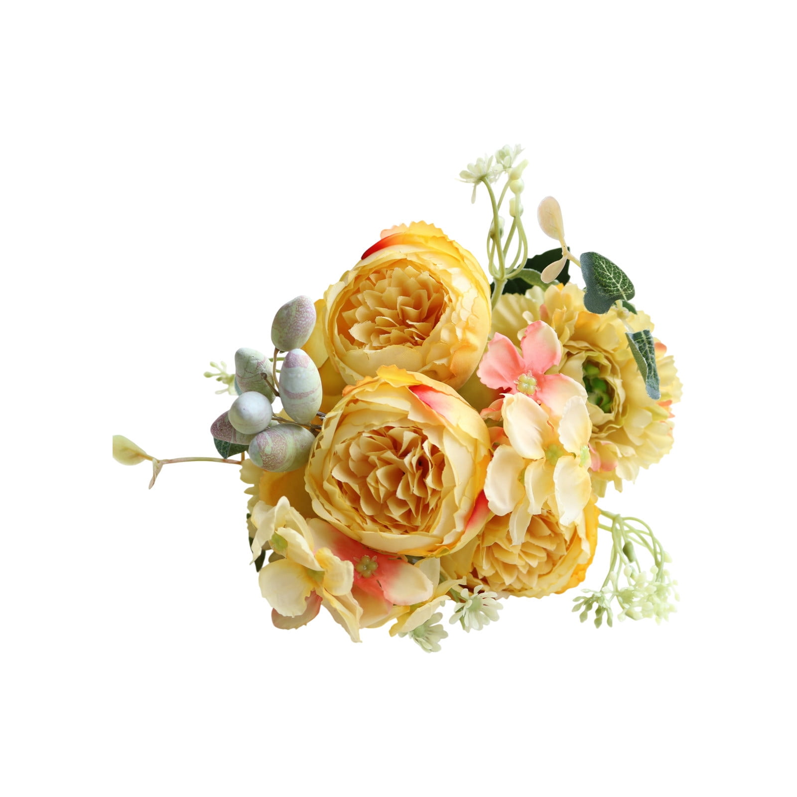 Artificial Flowers Home Decor, Plastic Spring Bouquets, Durable Plastic