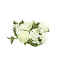 thumbnail image 1 of Artificial Flowers - Household Imitation Clearance! FNGZ Artificial Flower 1Pc A, Simulation Rose Wreath 20Cm Candlestick Wreath Christmas Decoration Window Prop Table Wedding Decoration Flowers, 1 of 6