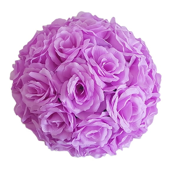 One Artificial Flower Ball - Rose Flower Realistic Rose Plastic Rose Artificial Flowers For