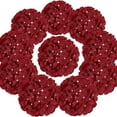 thumbnail image 1 of Artificial Flowers Hydrangea Heads 10 Pack Silk Stems for Home Wedding Decor, 1 of 7