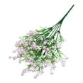 thumbnail image 1 of Artificial Flowers, Ongmies Artificial Flower Plant Faux Flower for Decoration Home Garden Porch Window Box Babys Breath Silk Bush Flowers Bouquet Floral Arrangement Home Wedding Decorations, Pink, 1 of 5