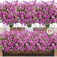 Artificial Flowers for Outdoor Decoration UV Resistant Fake Plastic