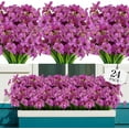thumbnail image 1 of Artificial Flowers for Outdoor,No Fade Fake Plastic Flowers Faux Plants for Decoration Hanging Planters Indoor Outside Garden Porch Window Box Home Wedding Farmhouse, 1 of 5