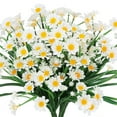 thumbnail image 1 of Artificial Flowers for Outdoors,Artificial Daisy Flowers with Stems,Fake Daisies Flowers Uv Resistant,Faux Plastic Plants for Spring Summer Garden Porch Window Box Table Vase Home Outdoor Decoration, 1 of 8