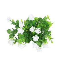 Artificial Flowers for Outdoors, Artificial Plants Fake Flowers Greenery Shrubs Plants for Decoration Outdoor Plants Hanging Planter Home Garden Decor, 13.78Inches